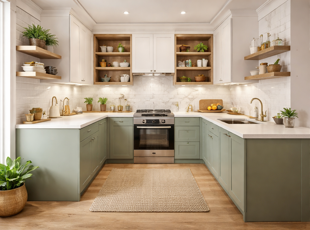 Trending U Shaped Kitchen Ideas for Small & Big Homes